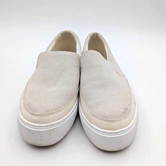 UGG Zilo Slip On Comfort Sneakers Shoes Women's Beige/White Size US7 EU38 - Picture 2 of 9